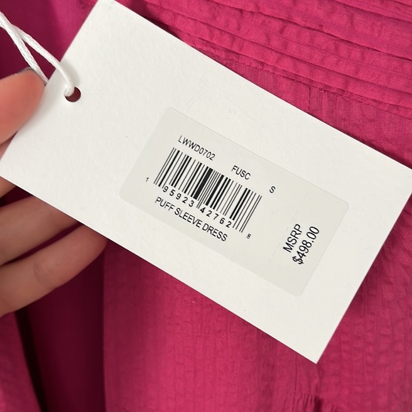 FRAME puff sleeve dress Sz - Small - Picture 9 of 10